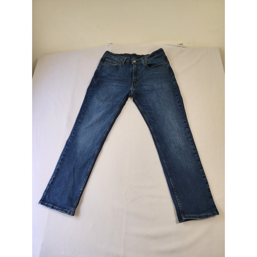 Levis 511 Slim Fit Jeans Mens 34x29 Blue Medium Wash Stretch Denim Pants